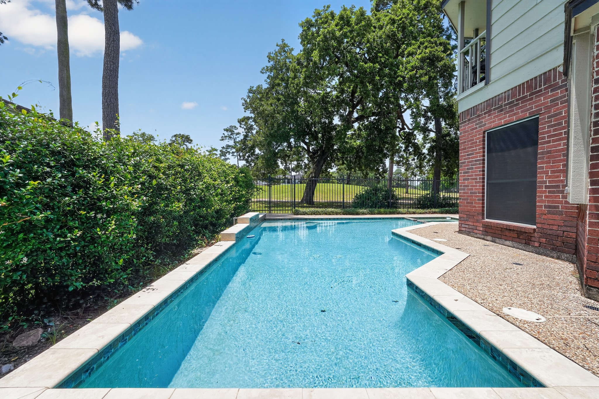 19027 Relay Road Humble, TX 77346 - Photo 28 of 29 Stunning pool view overlooking the golf course.