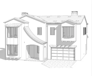 a view of a house with a outdoor space