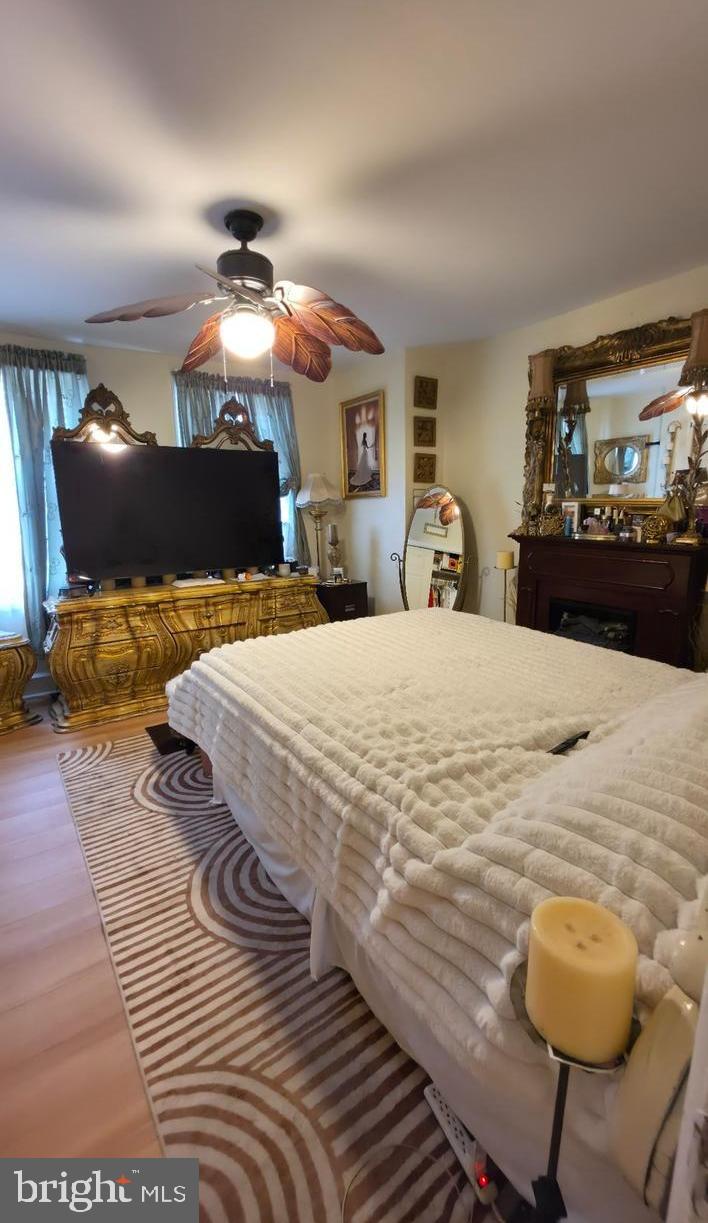 4113 Comly Street Philadelphia, PA 19135 - Photo 17 of 21 a bedroom with a bed and ceiling fan
