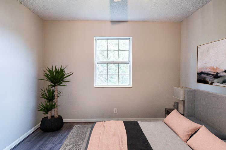 3433 Country Way Road Antioch, TN 37013 - Photo 3 of 29 a bedroom with a bed and a potted plant