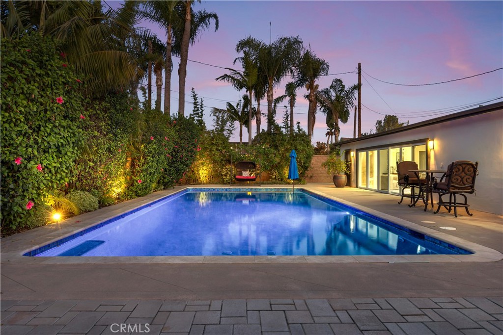 1391 Deborah Drive North Tustin, CA 92705 - Photo 45 of 56 a view of outdoor space with swimming pool and sitting area