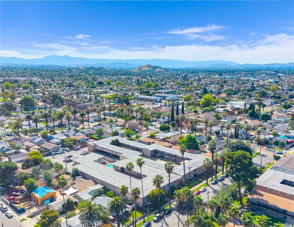 2032 West Linden Street Riverside, CA 92507 - Photo 64 of 66 an aerial view of residential houses with outdoor space