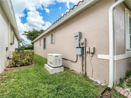 a house view with a backyard space