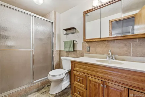 a view of outdoor space with seating