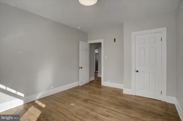 a view of an empty room