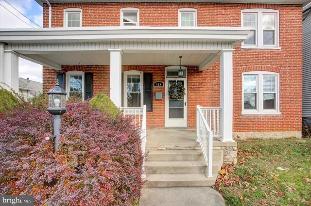 front view of the house