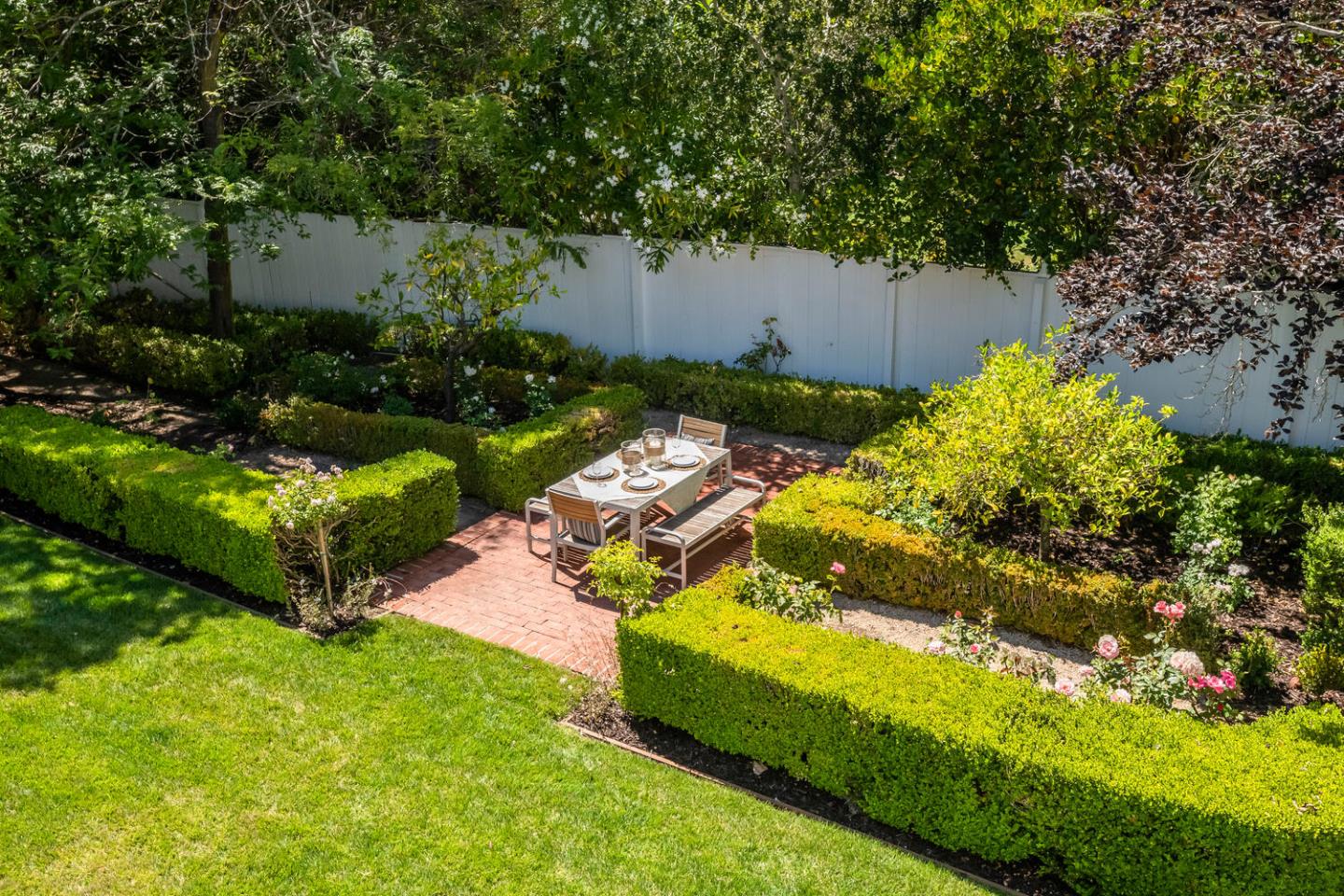7 Windsor Drive Hillsborough, CA 94010 - Photo 50 of 57 an aerial view of a house with yard swimming pool and outdoor seating
