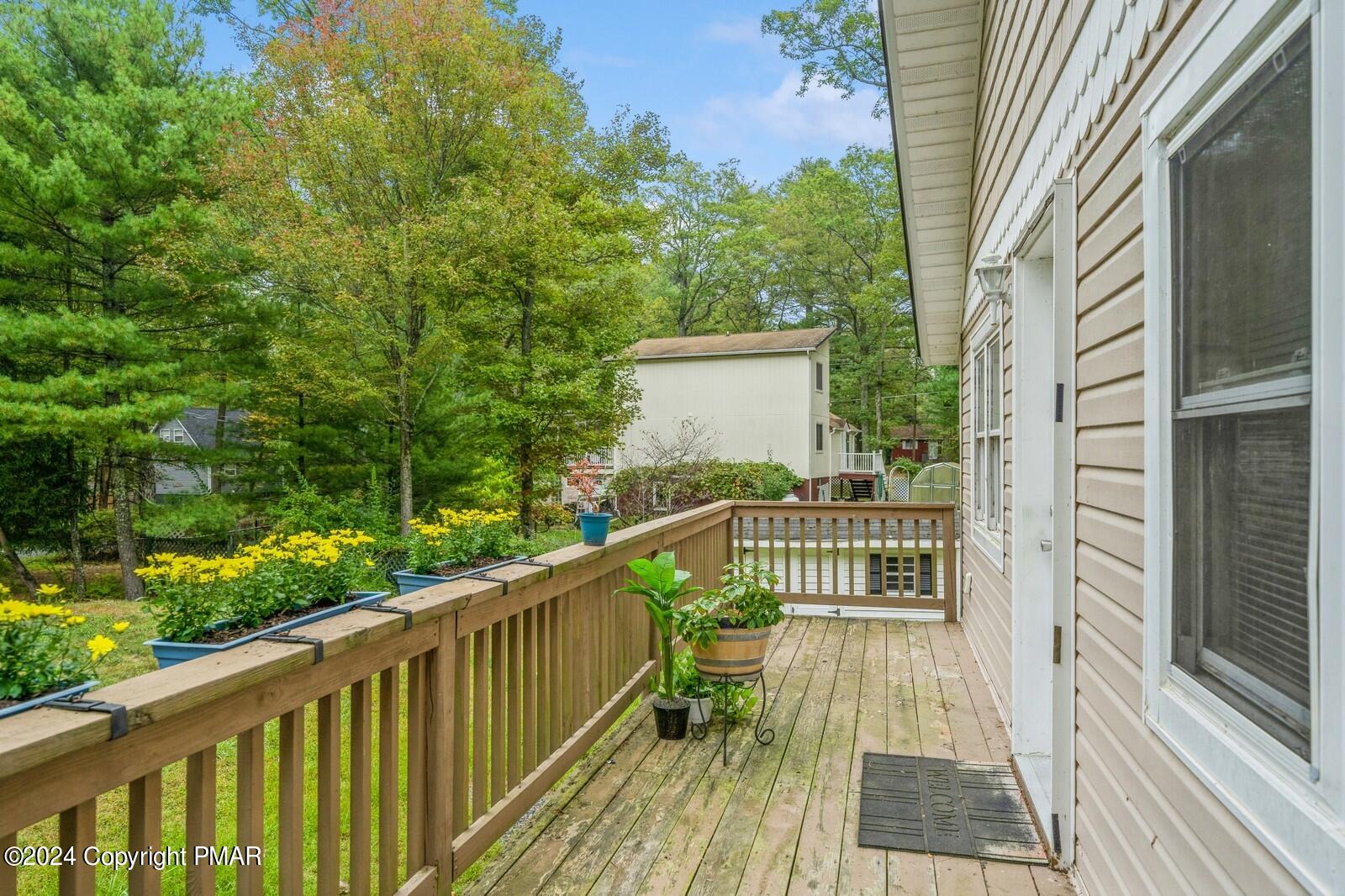 104 Swan Drive Dingmans Ferry, PA 18328 - Photo 4 of 36 a view of balcony with furniture