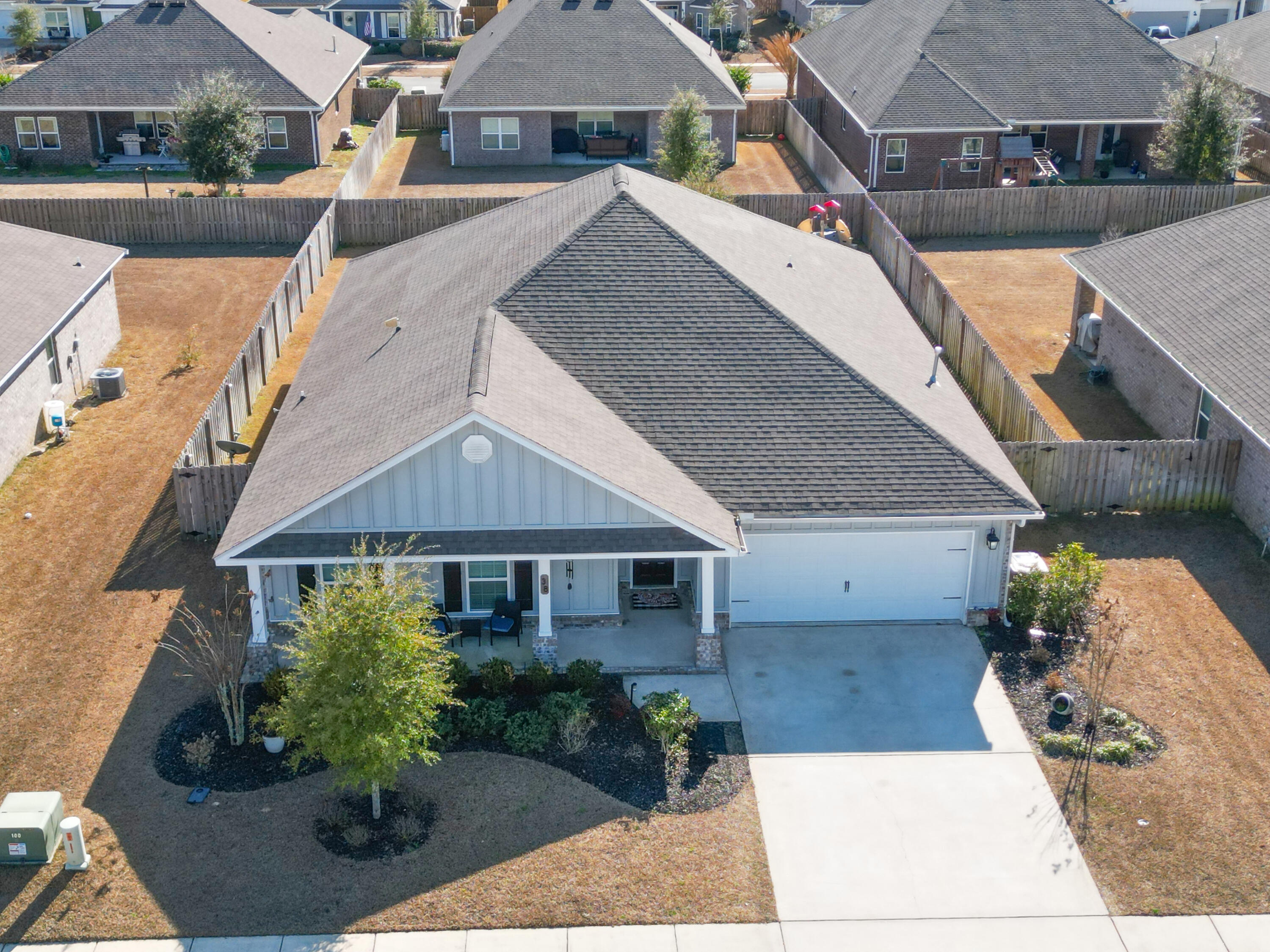 38 Norwich Road Freeport, FL 32439 - Photo 40 of 42 a aerial view of a house with a yard