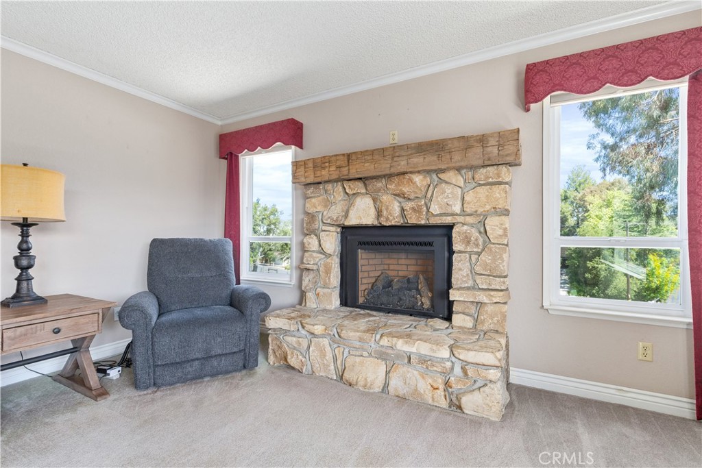 4530 San Ardo Avenue Atascadero, CA 93422 - Photo 8 of 37 a living room with furniture and a fireplace
