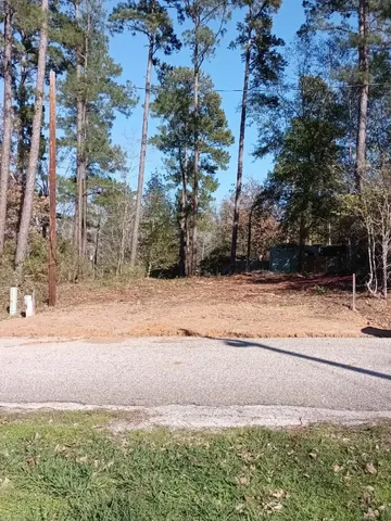a view of a yard with a house