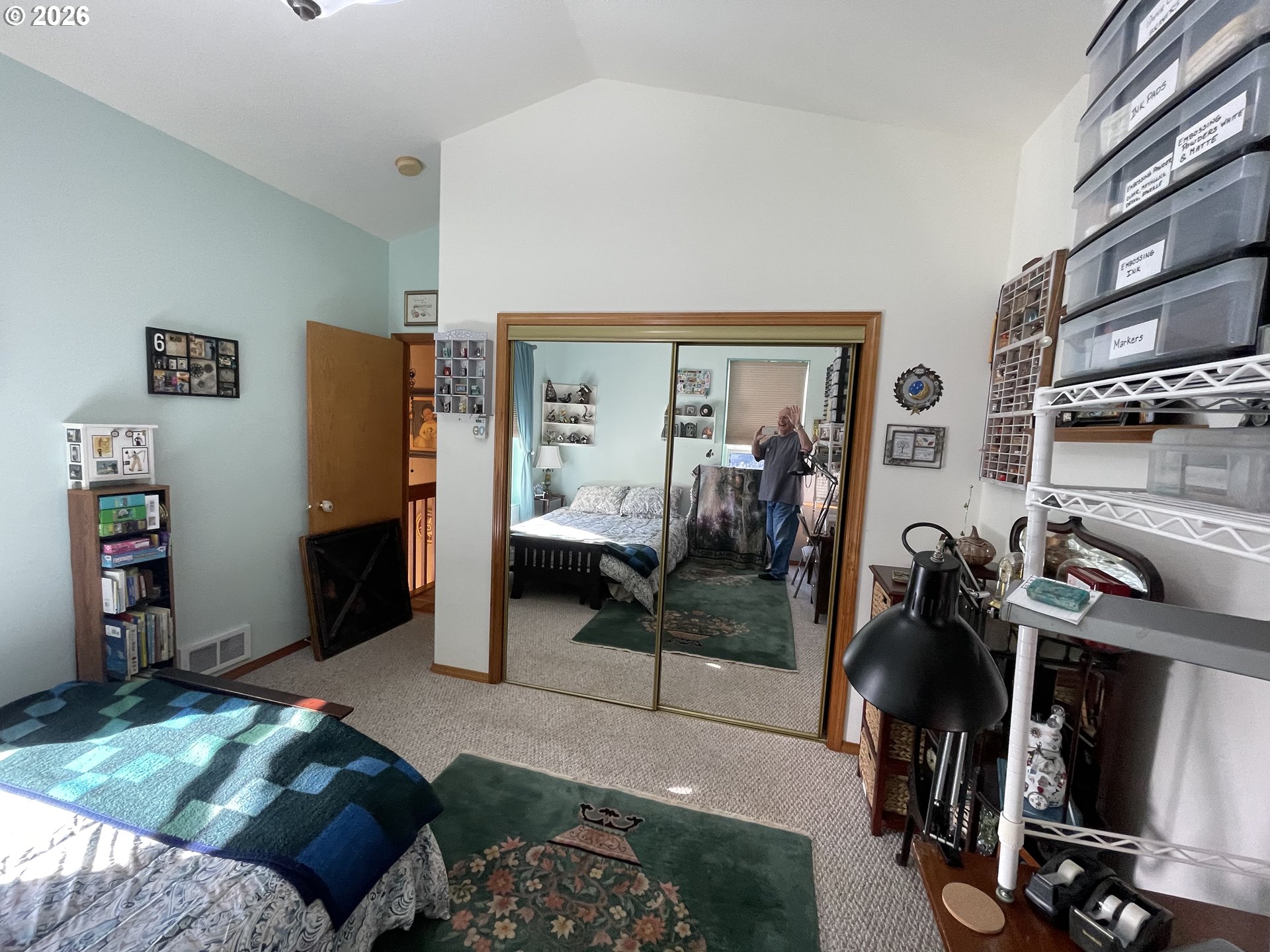 3520 Ocean View Drive Florence, OR 97439 - Photo 39 of 44 a bedroom with furniture and a closet