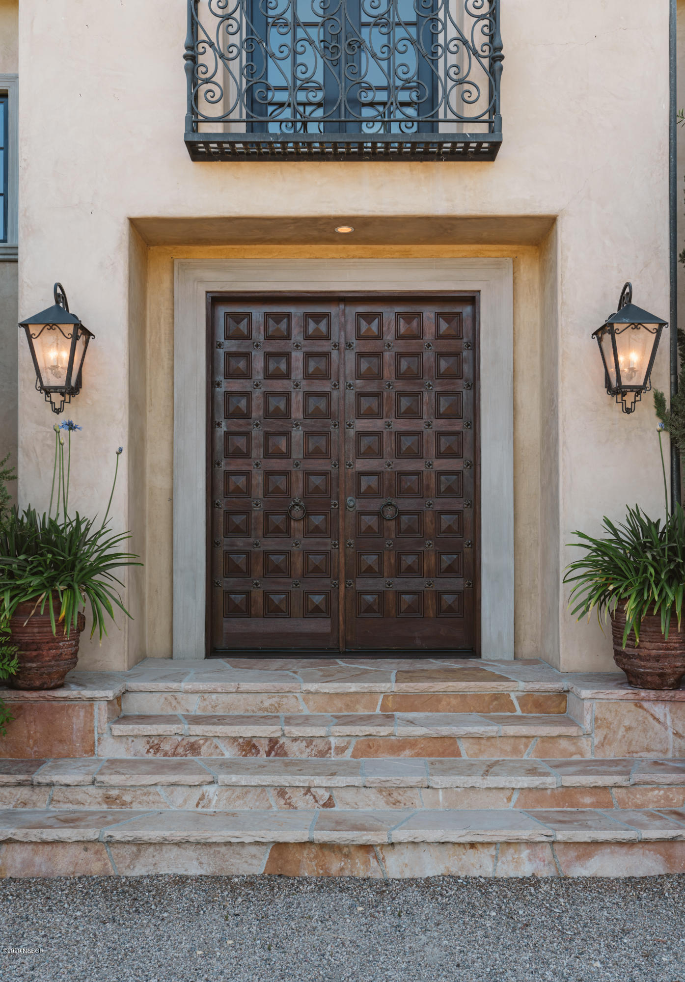 1721 North Refugio Road Santa Ynez, CA 93460 - Photo 13 of 59 Custom Door forged w/Iron Details