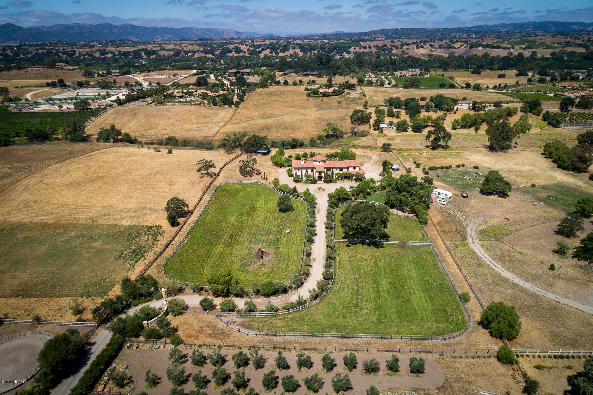 1721 North Refugio Road Santa Ynez, CA 93460 - Photo 2 of 59 Aerial View