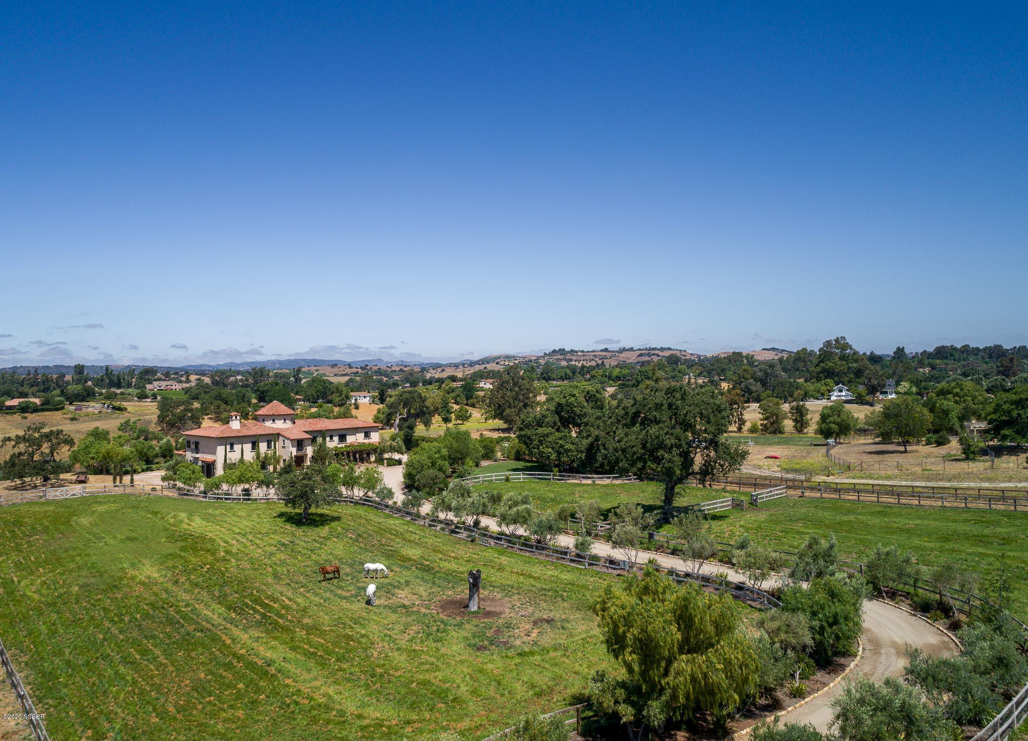 1721 North Refugio Road Santa Ynez, CA 93460 - Photo 4 of 59 Aerial View/Entrance