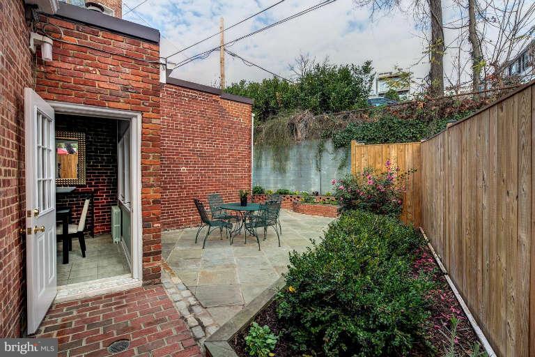 2113 37th Street Northwest Washington, DC 20007 - Photo 26 of 30 a view of two chairs in patio of the house