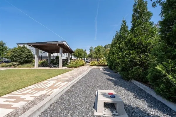 a view of a back yard of the house