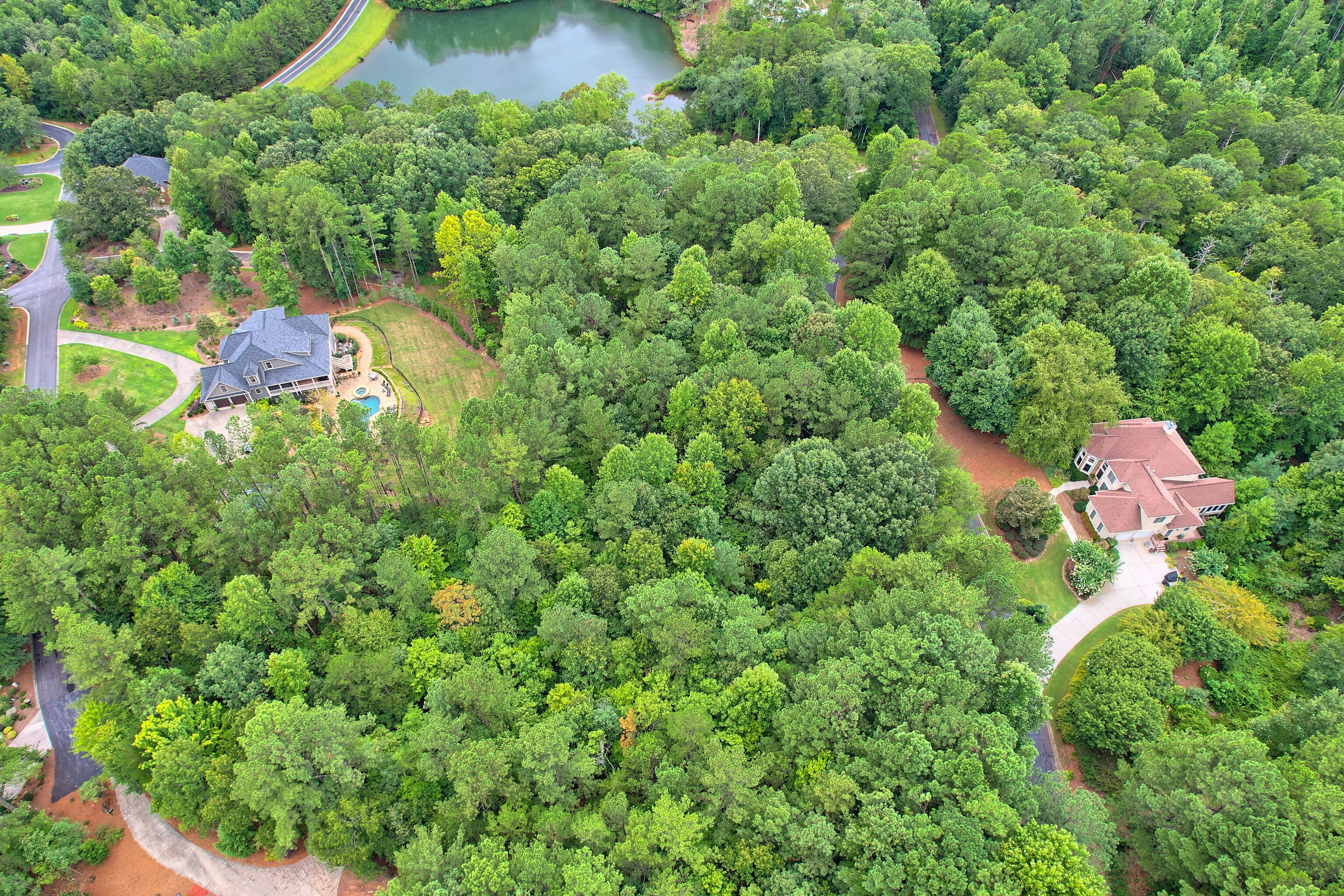 Lot 416 Yates Circle Clarkesville, GA 30523 - Photo 4 of 11 a backyard of a house with lots of green space and garden