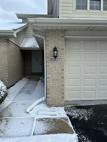 a view of a door of the house