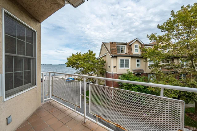a view of a house with a balcony