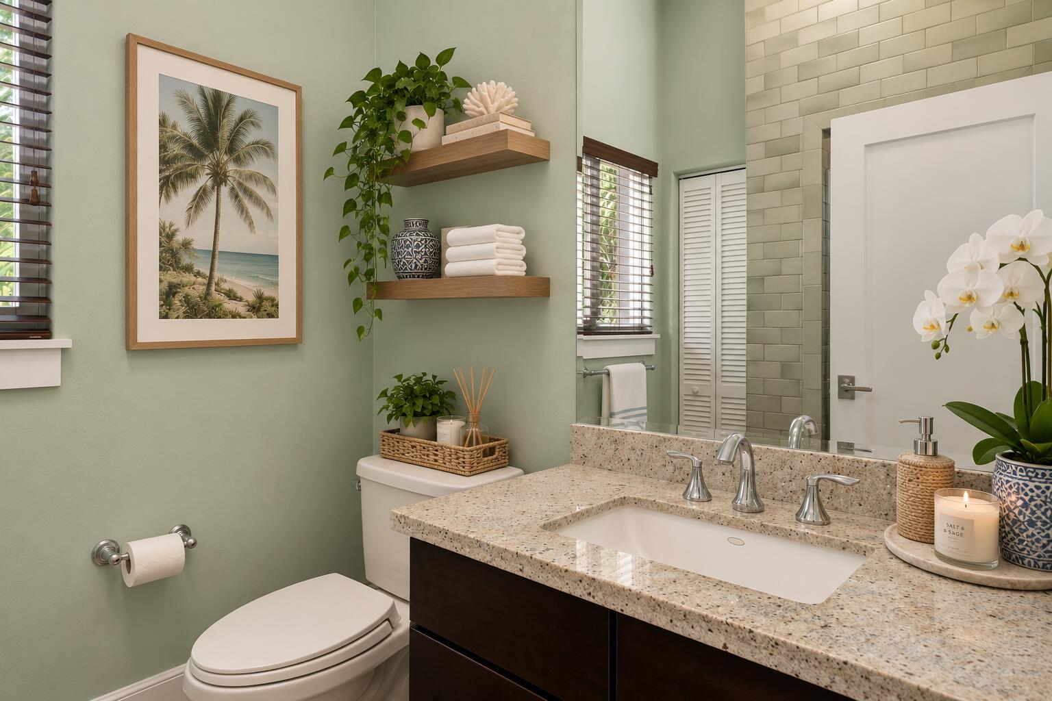 52 Andros Road Key Largo, FL 33037 - Photo 29 of 66 Guest bath - virtually staged