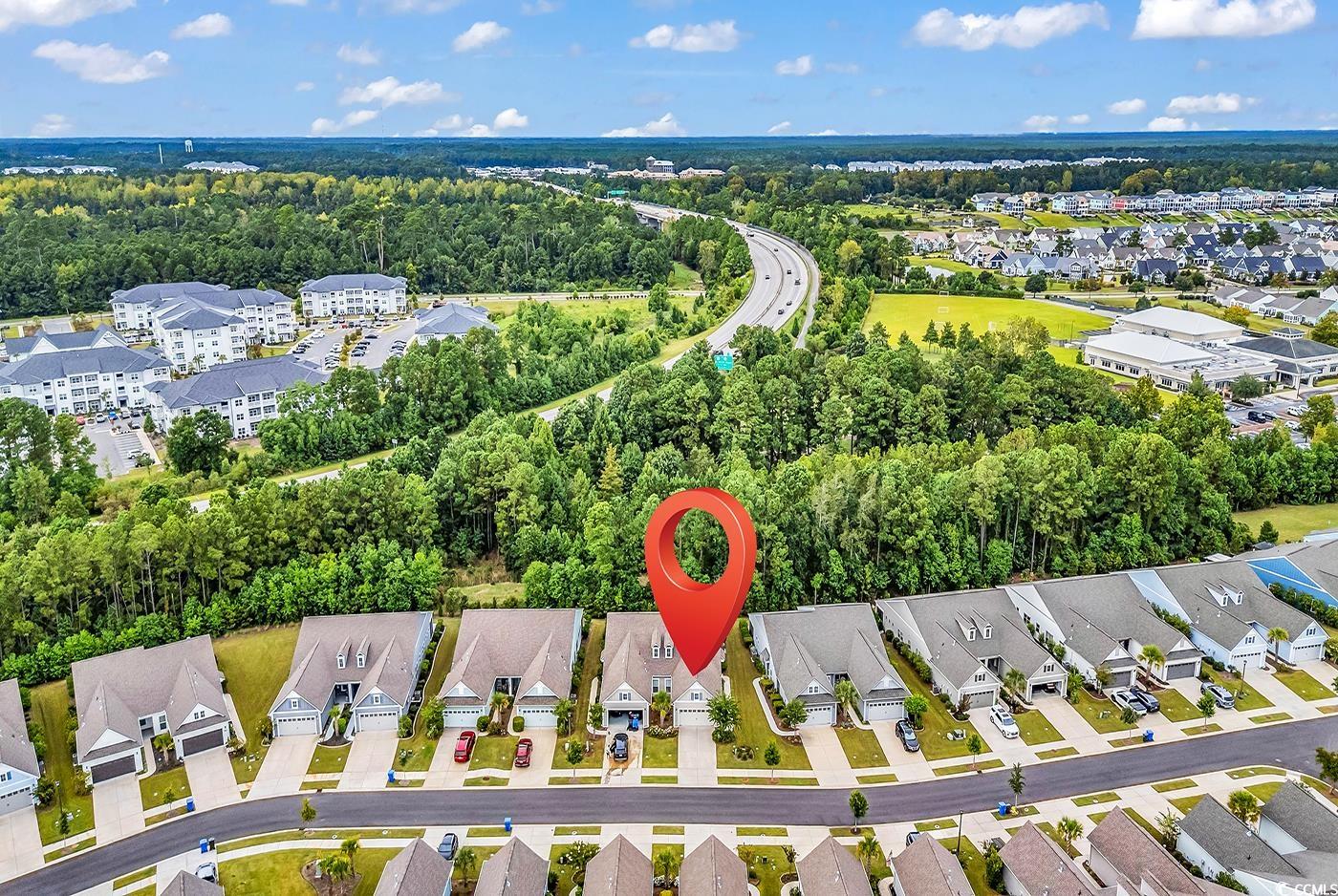 6013 Tramonto Street Myrtle Beach, SC 29577 - Photo 35 of 40 Aerial perspective of suburban area