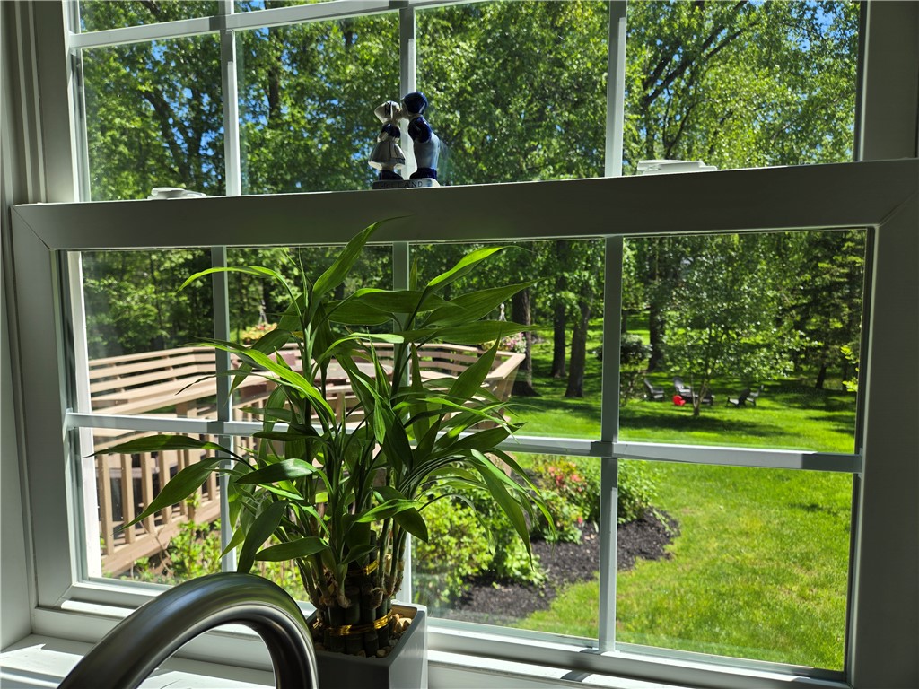 1081 Bright Stream Way Webster, NY 14580 - Photo 18 of 50 The view from the sink is a natural beauty in any season.