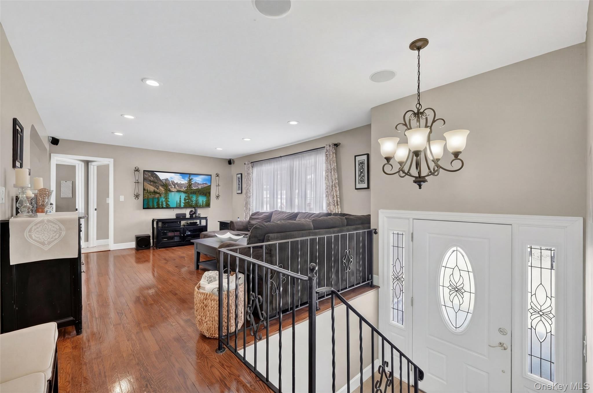 4 Adams Drive Stony Point, NY 10980 - Photo 5 of 41 a view of a livingroom with furniture wooden floor windows and a chandelier