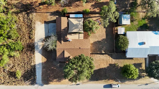 front view of a house with a street