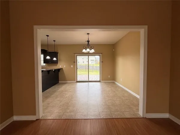 a view of livingroom with hardwood floor