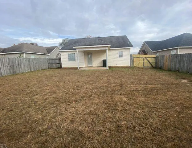 a house with a outdoor space