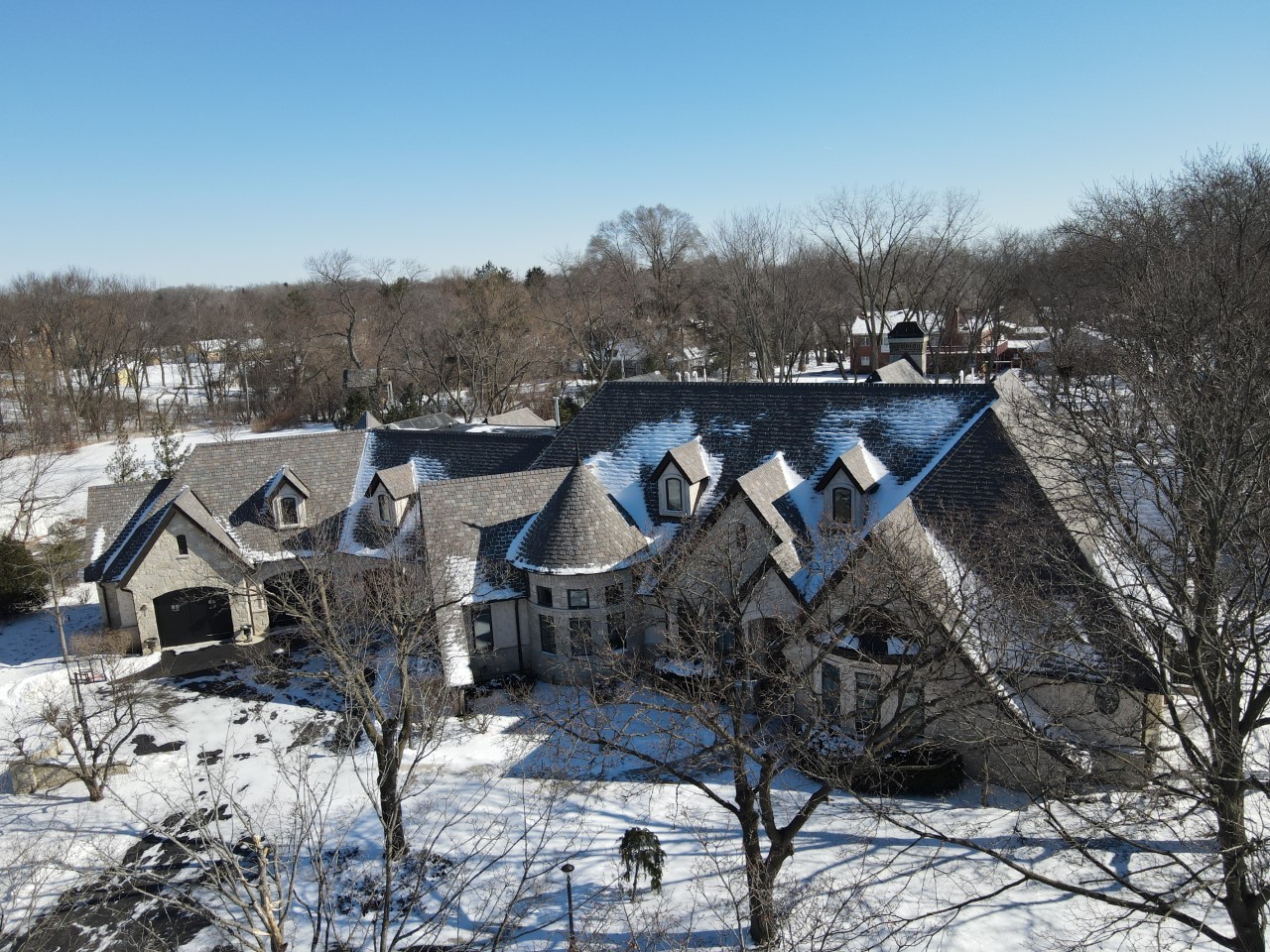 217 North Haman Road Inverness, IL 60010 - Photo 5 of 61 an aerial view of a house with a yard and mountain view in back