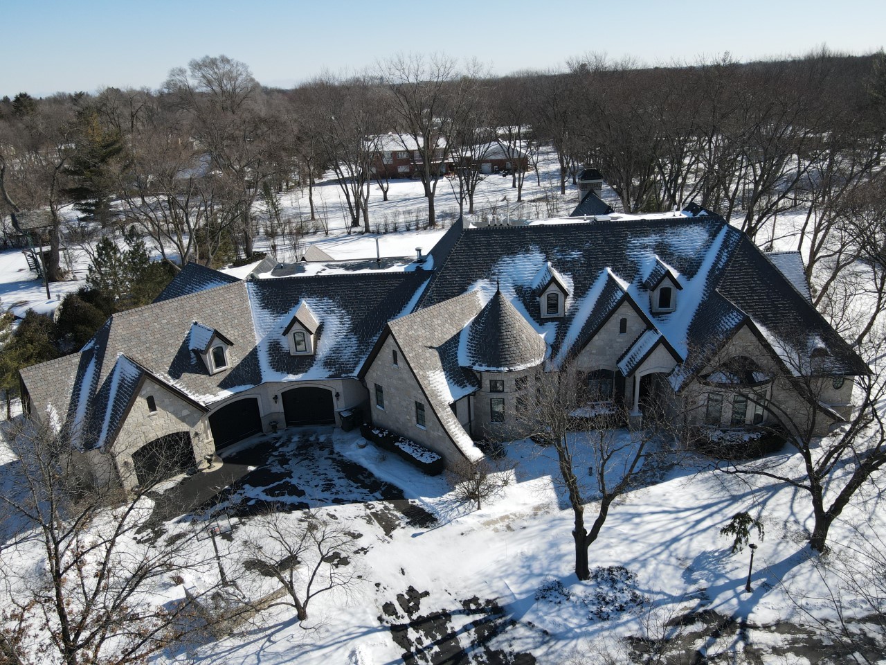 217 North Haman Road Inverness, IL 60010 - Photo 6 of 61 an aerial view of a house with a yard
