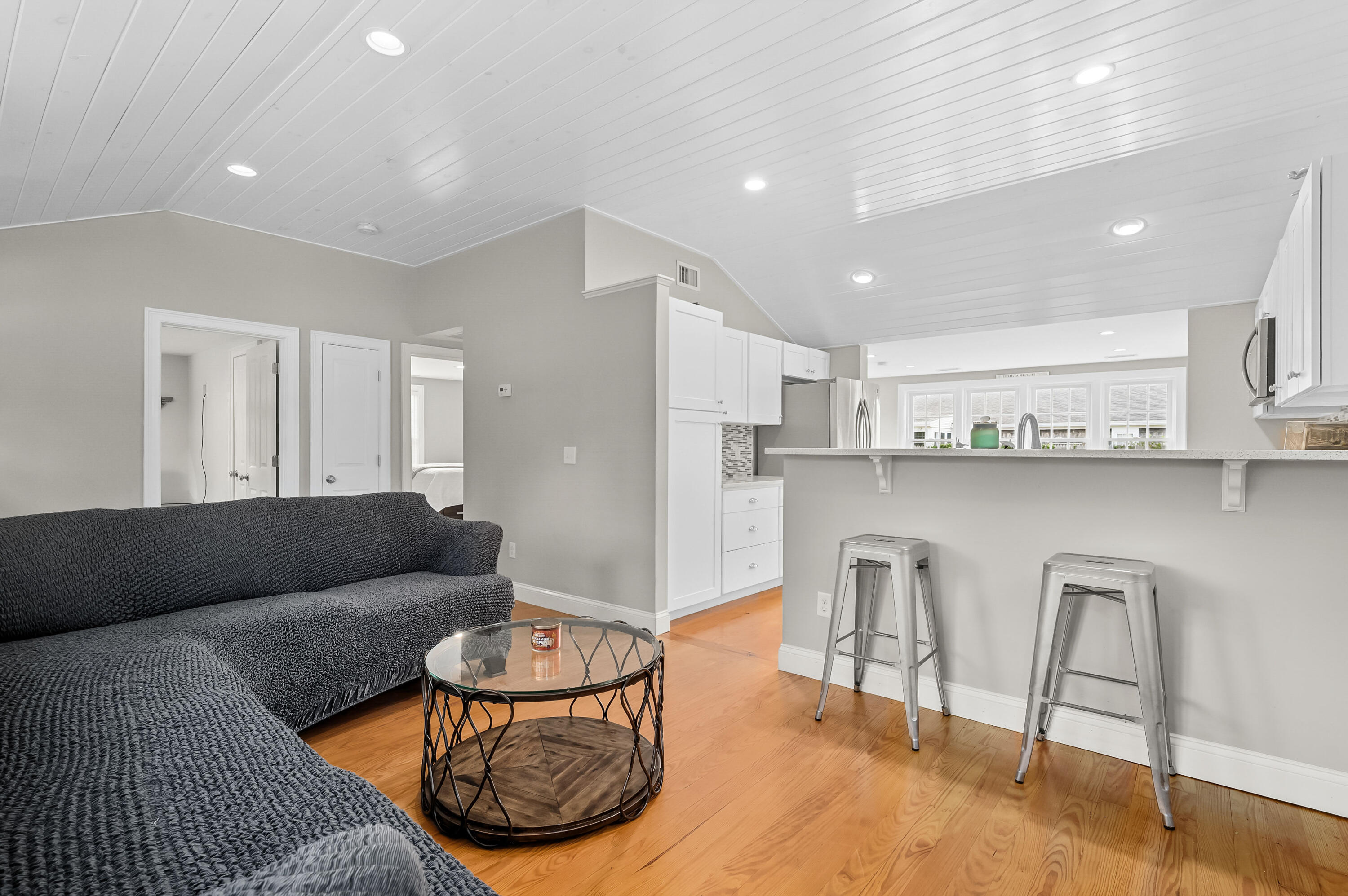 49 Susan Ruth Road Dennis Port, MA 02639 - Photo 9 of 22 a living room with furniture and kitchen view