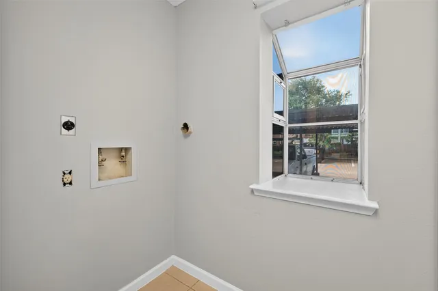 a small space with a window