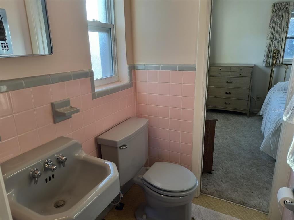 732 Keene Road Largo, FL 33771 - Photo 28 of 38 a bathroom with a sink toilet and mirror