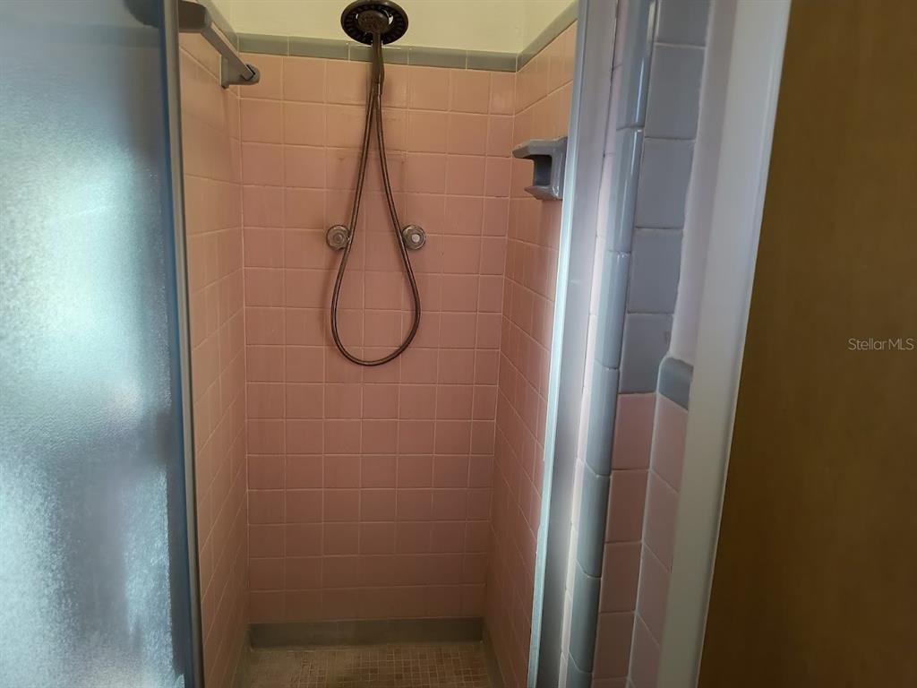 732 Keene Road Largo, FL 33771 - Photo 29 of 38 a bathroom that has a glass shower door
