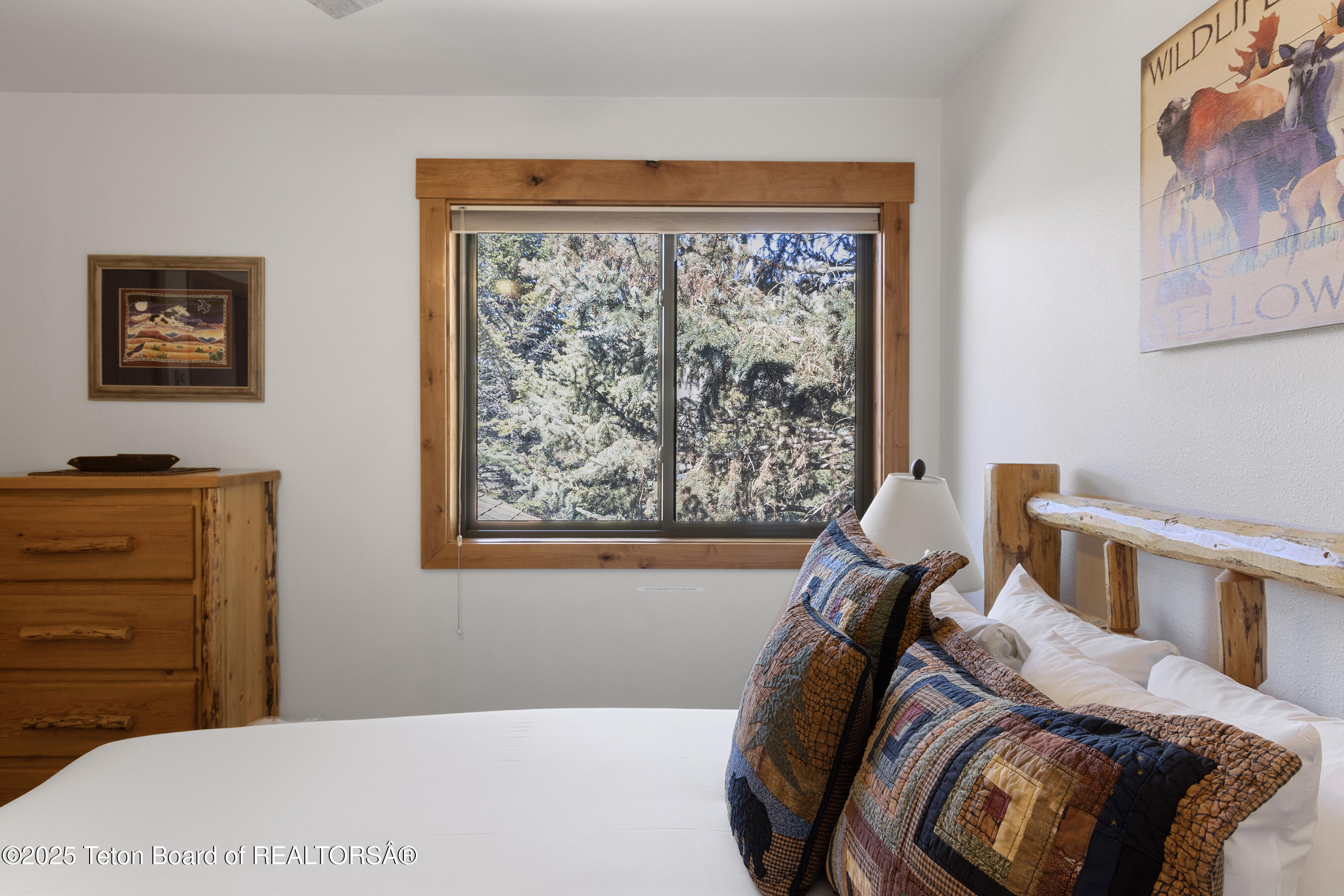 371 Snow King Loop Jackson, WY 83001 - Photo 15 of 22 Guest Bed Evergreen Window