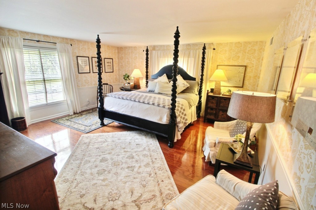 21375 Sydenham Road Shaker Heights, OH 44122 - Photo 8 of 13 Peaceful master bedroom with gleaming hardwood floors