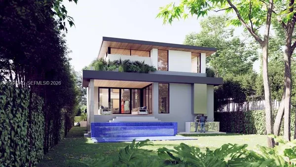 a view of house with outdoor space