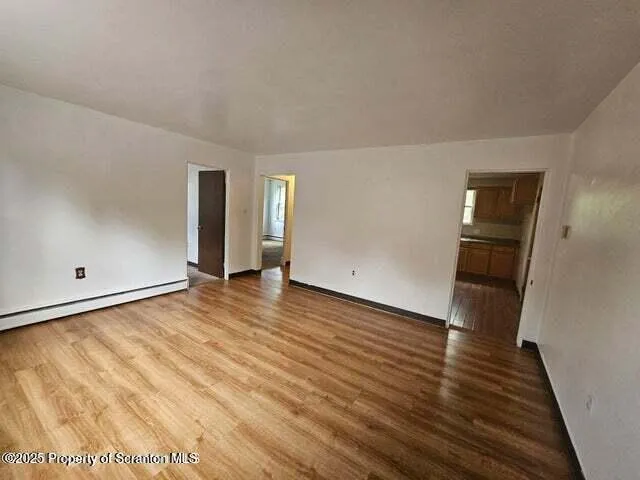 wooden floor in an empty room