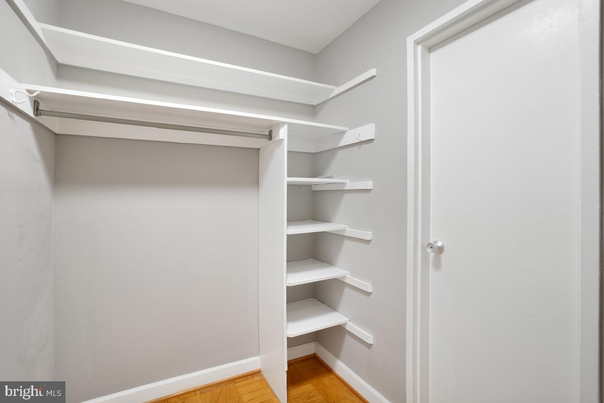 1900 Lyttonsville Road, Unit 1101 Silver Spring, MD 20910 - Photo 12 of 24 a view of an empty walk in closet