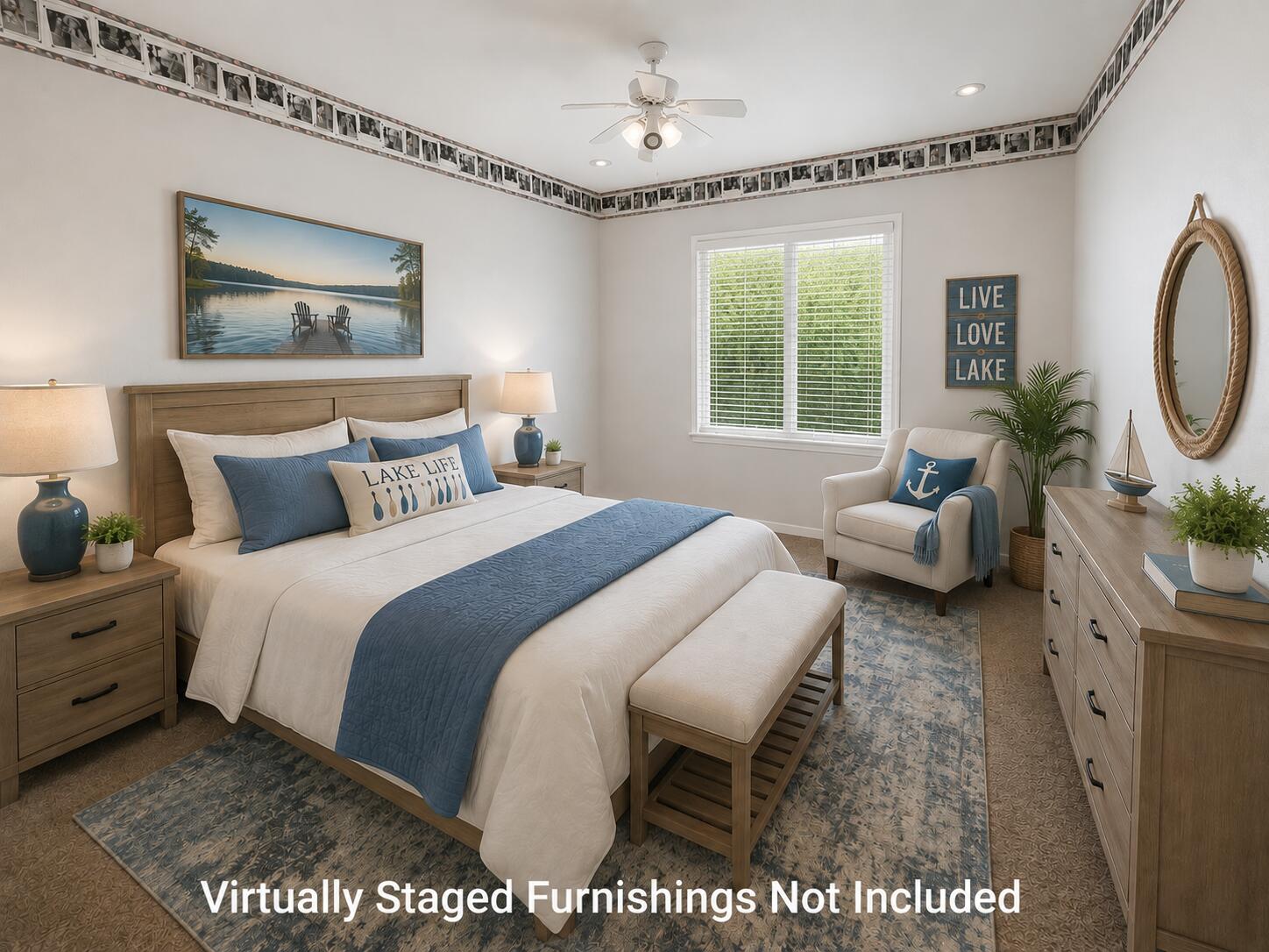 2016 Timberlake Road Branson, MO 65616 - Photo 43 of 75 Main Level Bedroom 3 Virtually Staged