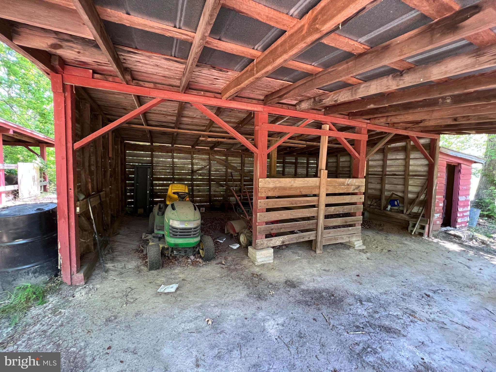 5331 Partlow Road Partlow, VA 22534 - Photo 32 of 45 Barn with 2 stalls. Chicken coop on the side.