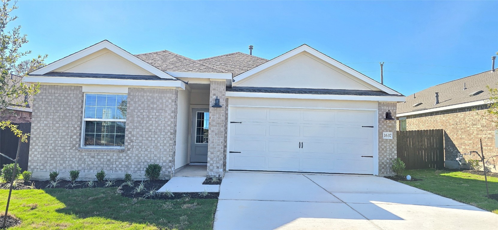 1637 Chapel Ranch Road Georgetown, TX 78628 - Photo 1 of 14 a view of a house with a yard