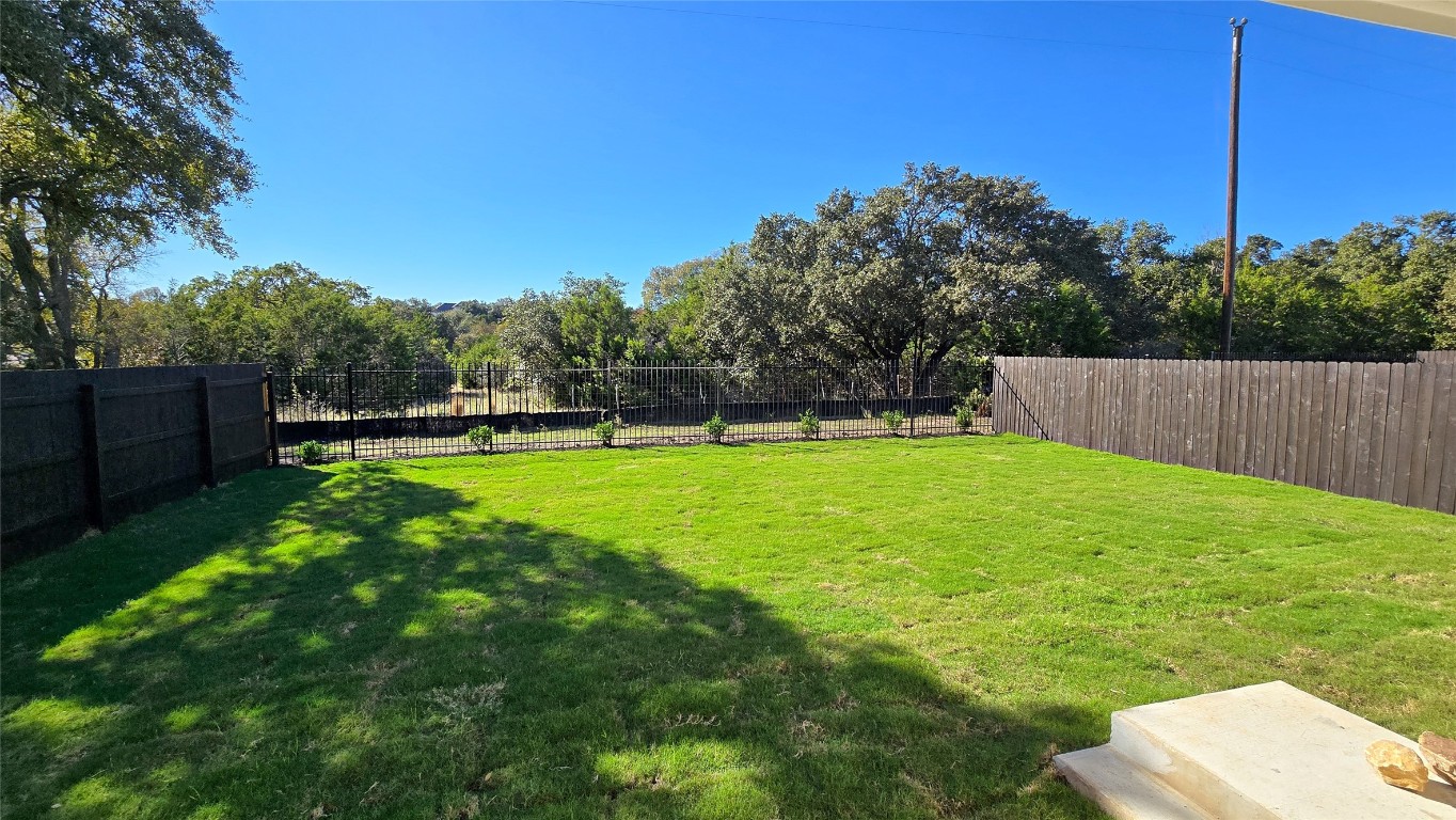 1637 Chapel Ranch Road Georgetown, TX 78628 - Photo 14 of 14 a view of a back yard