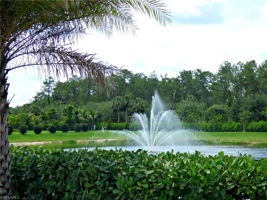 16211 Marsilea Place Naples, FL 34110 - Photo 16 of 25 a view of a garden with a fountain