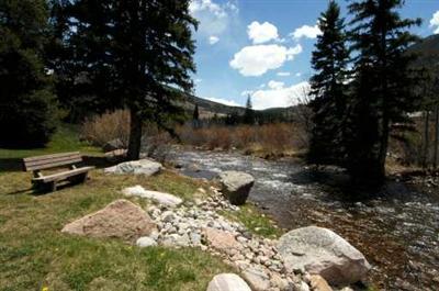 4770 Big Horn Road, Unit J3 Vail, CO 81657 - Photo 7 of 8 a view of a backyard of the house