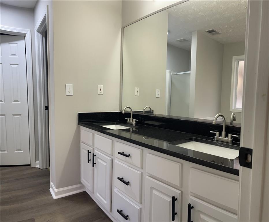 3920 Knotts Pass Road Southwest Snellville, GA 30039 - Photo 13 of 19 a bathroom with a sink and a mirror