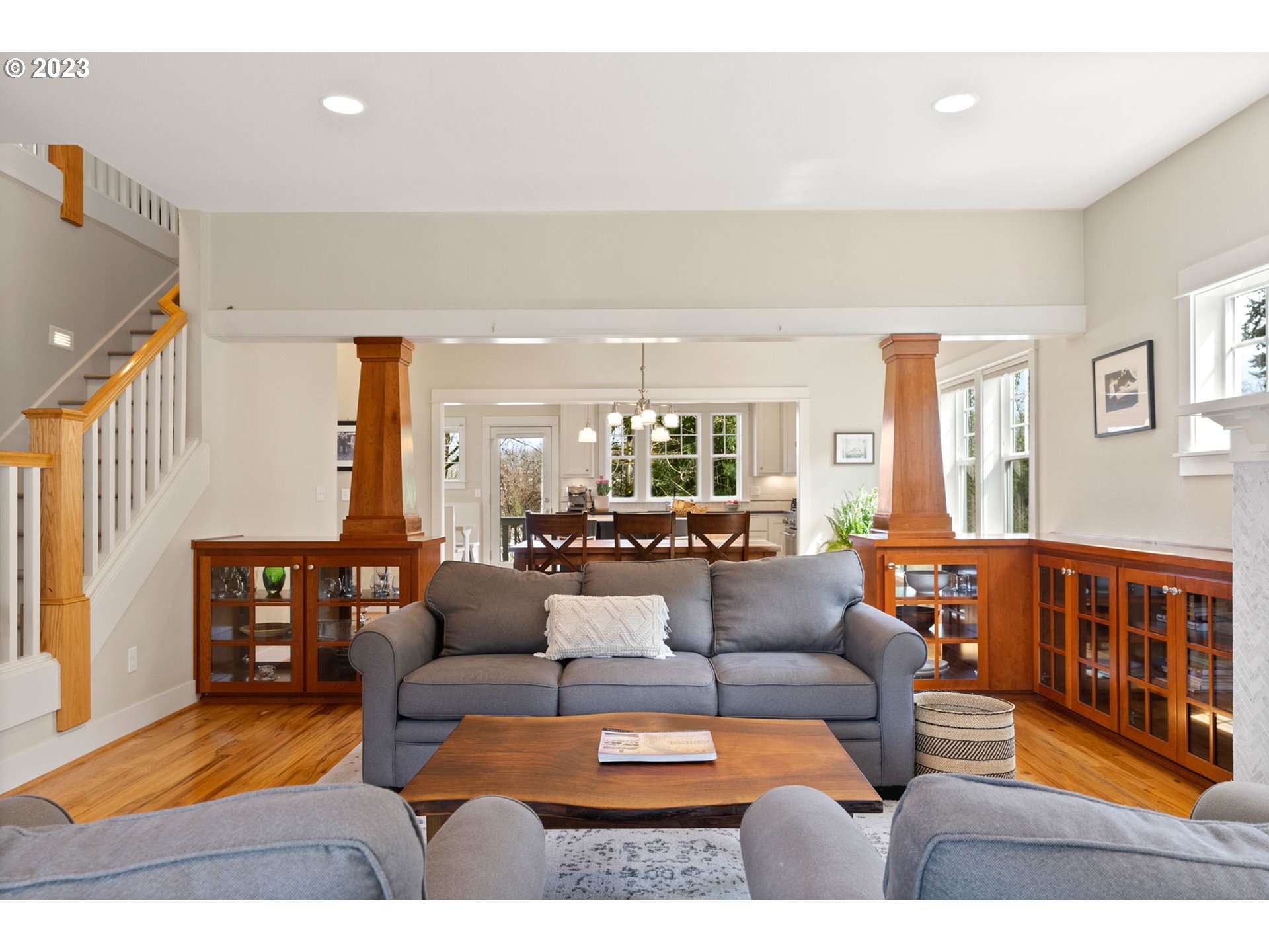 2126 Northwest 32nd Avenue Portland, OR 97210 - Photo 6 of 48 a living room with furniture and a dining table